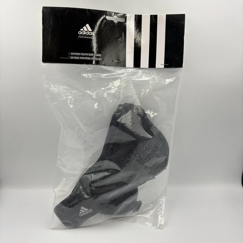 Adidas Extero Youth Wrestling‎ Ear Guard Black Boys One Size Open Face AE200